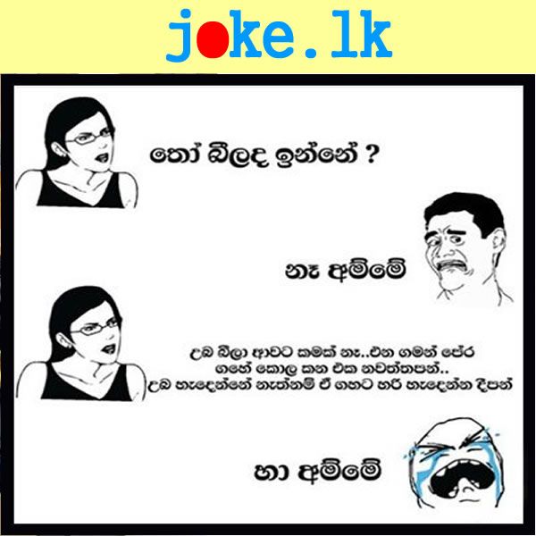 Sri Lankan Jokes In Sinhala Holygreat