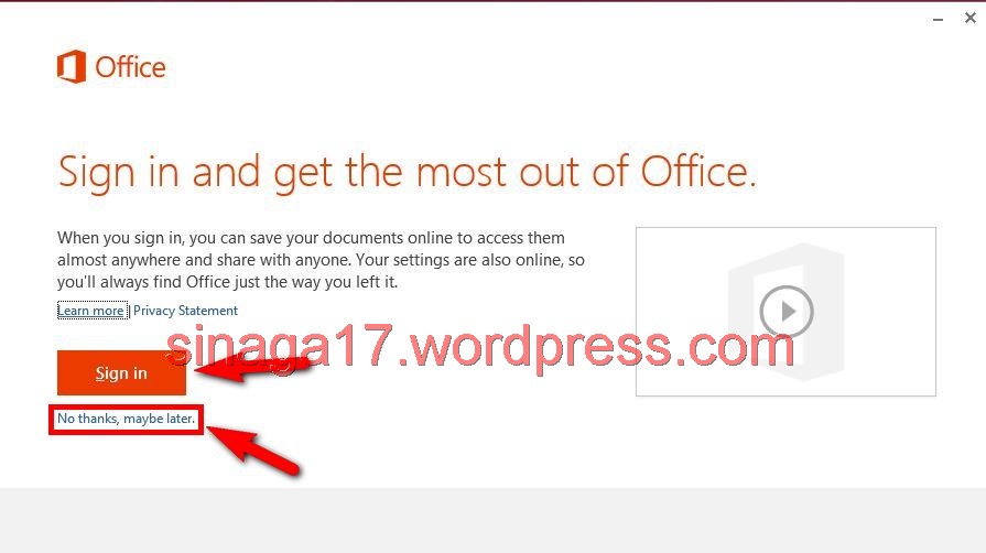 Cara Install Microsoft Office